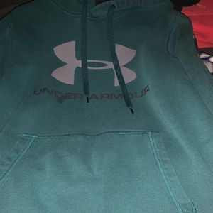Green under armour hoodie